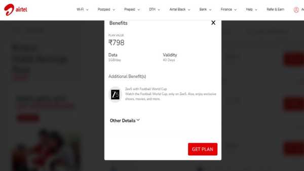 Airtel 798 Plan Zee5 Ott