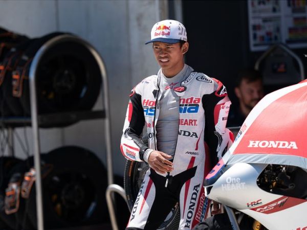 Veda Ega Pratama saat menjalani hari kedua Moto3 Hungaria 2026