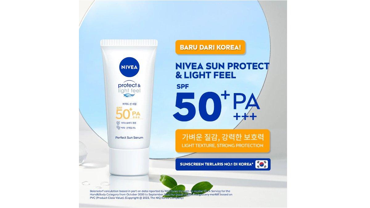 Review NIVEA SUN Sunscreen Face Serum Protect Light Feel