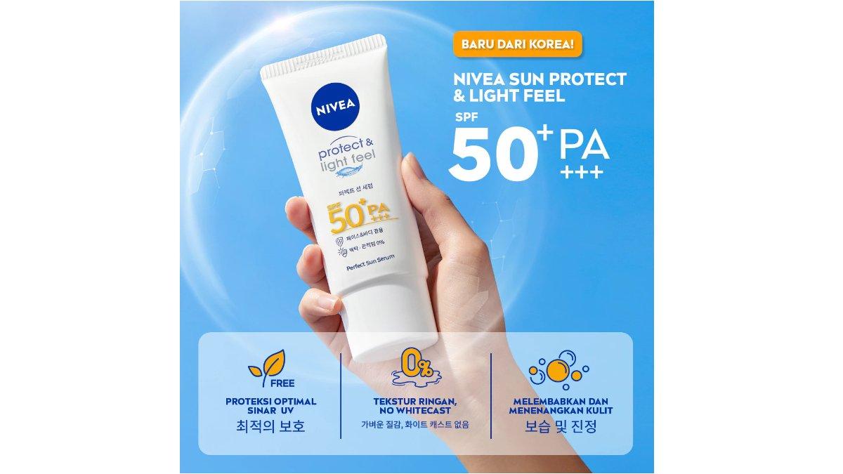 Review NIVEA SUN Sunscreen Face Serum Protect Light Feel