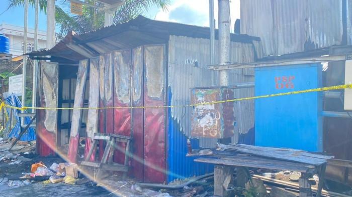 Kondisi toko sembako milik Ian di Jalan RA Kartini RT 07, Nunukan Tengah