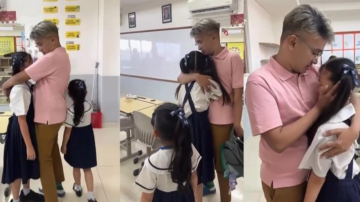Karena berbagai upaya komunikasi belum membuahkan hasil, Ruben akhirnya mencoba mendatangi sekolah anak-anaknya.