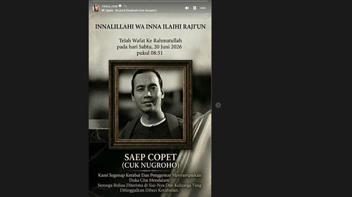 BOS SAEP MENINGGAL: Kabar duka datang dari dunia selebriti, Icuk Nugroho,  pemeran bos Saep di serial Preman Pensiun meninggal dunia pada hari ini, Sabtu (20/6/2026).