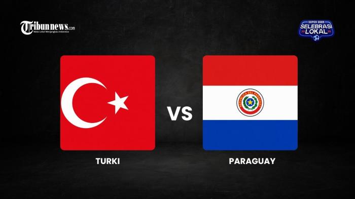 TURKI VS PARAGUAY - Ilustrasi bendera Turki dan Paraguay pada persaingan di Piala Dunia 2026.