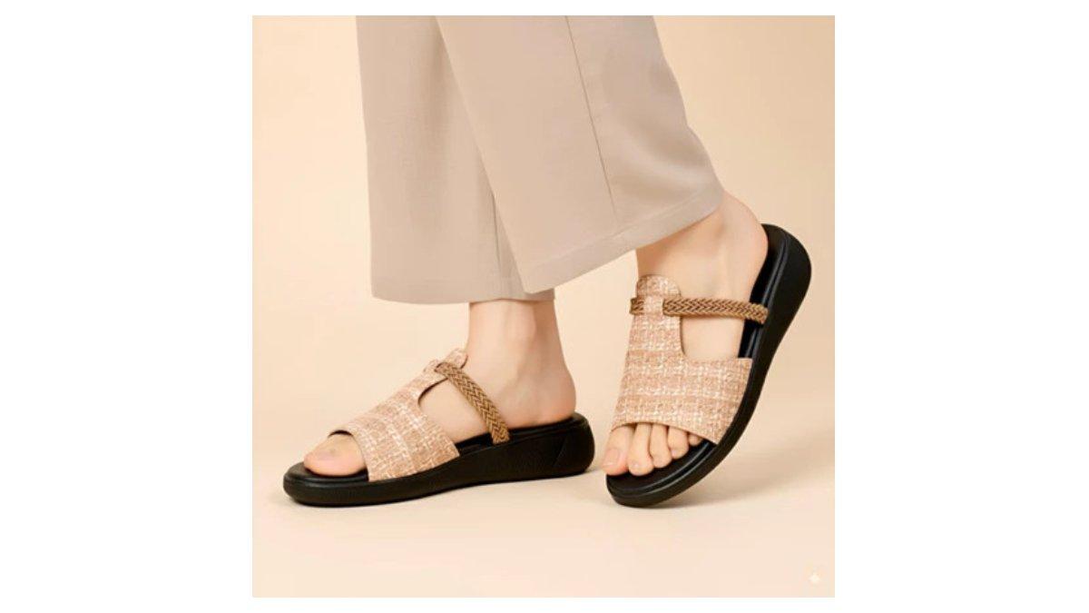 Ilustrasi rekomendasi sandal wanita simpel - Aluna Wanda Sandal