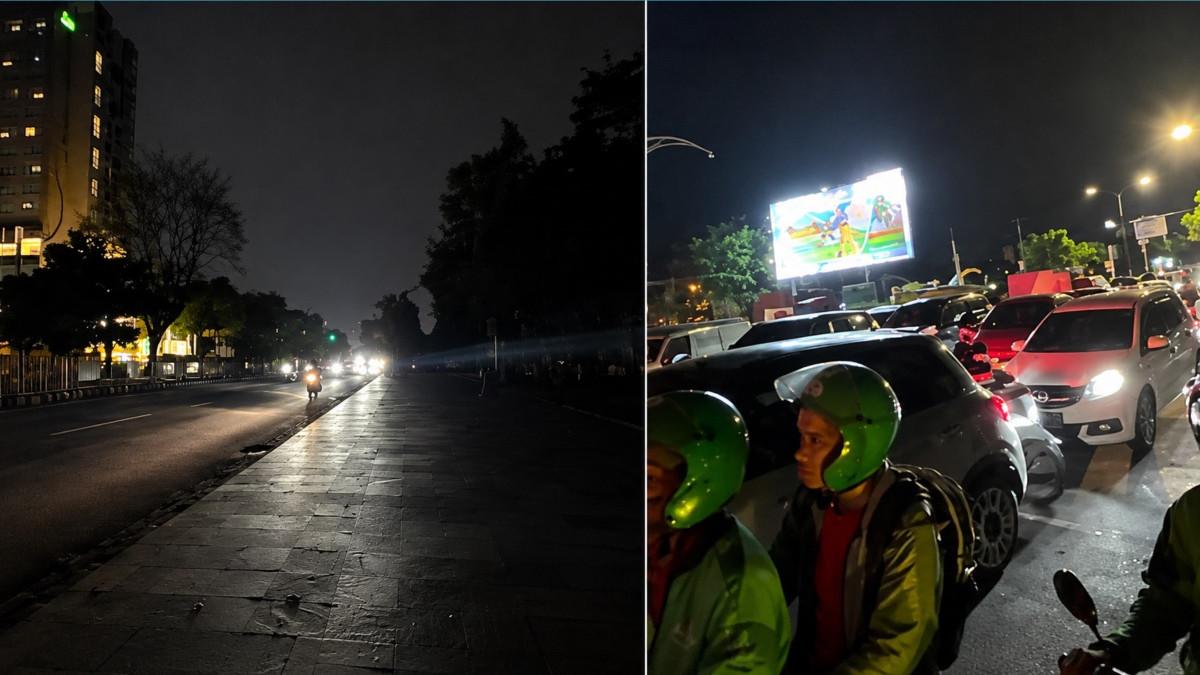 PEMADAMAN LISTRIK - Kawasan Manahan, Solo gelap gulita pada Jumat (19/6/2026) malam karena pemadaman listrik bergilir