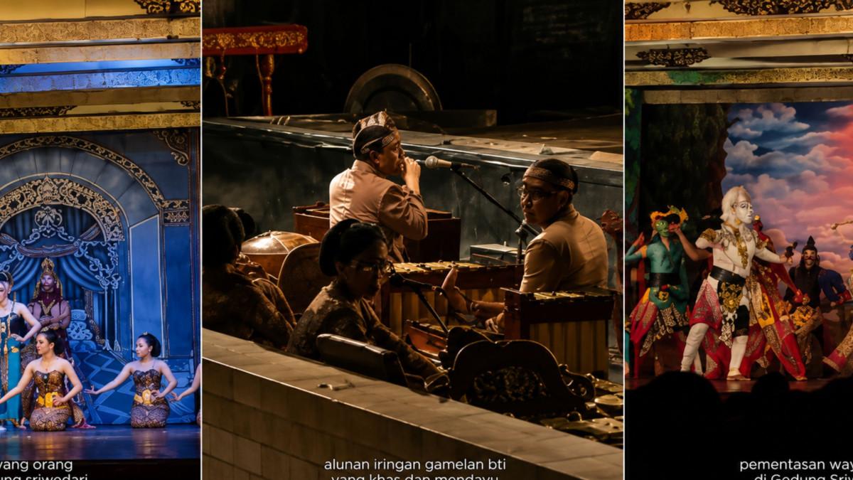 WAYANG ORANG SRIWEDARI - Suasana pementasan Wayang Orang Sriwedari di Kota Solo.