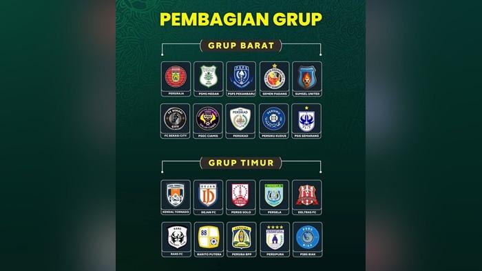 Pembagian Grup Liga 2 2026-2027