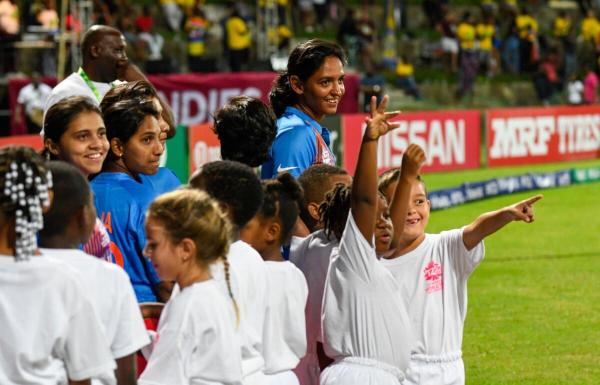 Harmanpreet Kaur before the 2018 Women’s T20 World Cup semifinal against England which India lost.