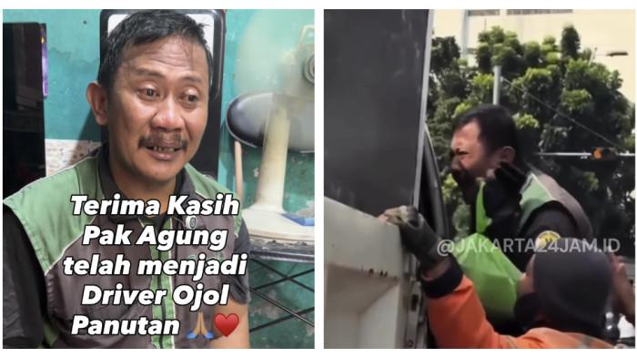 KISAH VIRAL - Kisah pengemudi ojek online (ojol) bernama Sulis Agung Wibowo terus menjadi perhatian publik usai videonya menangis saat motornya diangkut petugas Dinas Perhubungan (Dishub) viral di media sosial.