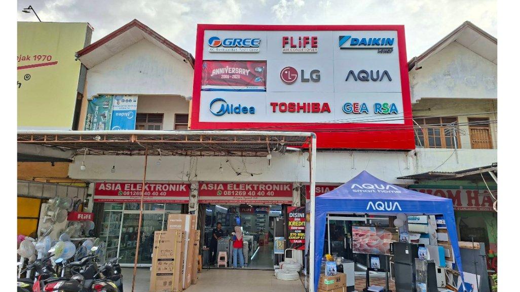 Foto Toko Asia Elektronik Banda Aceh di Jl. Sultan Alaidin Johansyah No.38, Lam Lagang, Kecamatan Baiturrahman, Kota Banda Aceh, Aceh 23239.