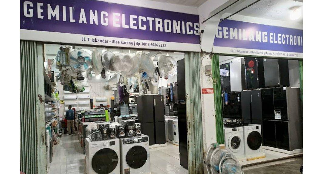 Foto Toko Gemilang Electronics di Jl. Teuku Iskandar Lamglumpang, Kecamatan Ulee Kareng, Kota Banda Aceh, Aceh 23127