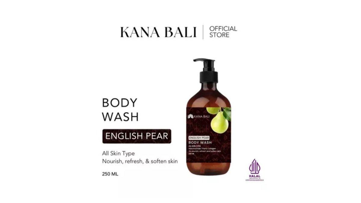 Ilustrasi varian Kana Bali Nourishing Body Wash English Pear