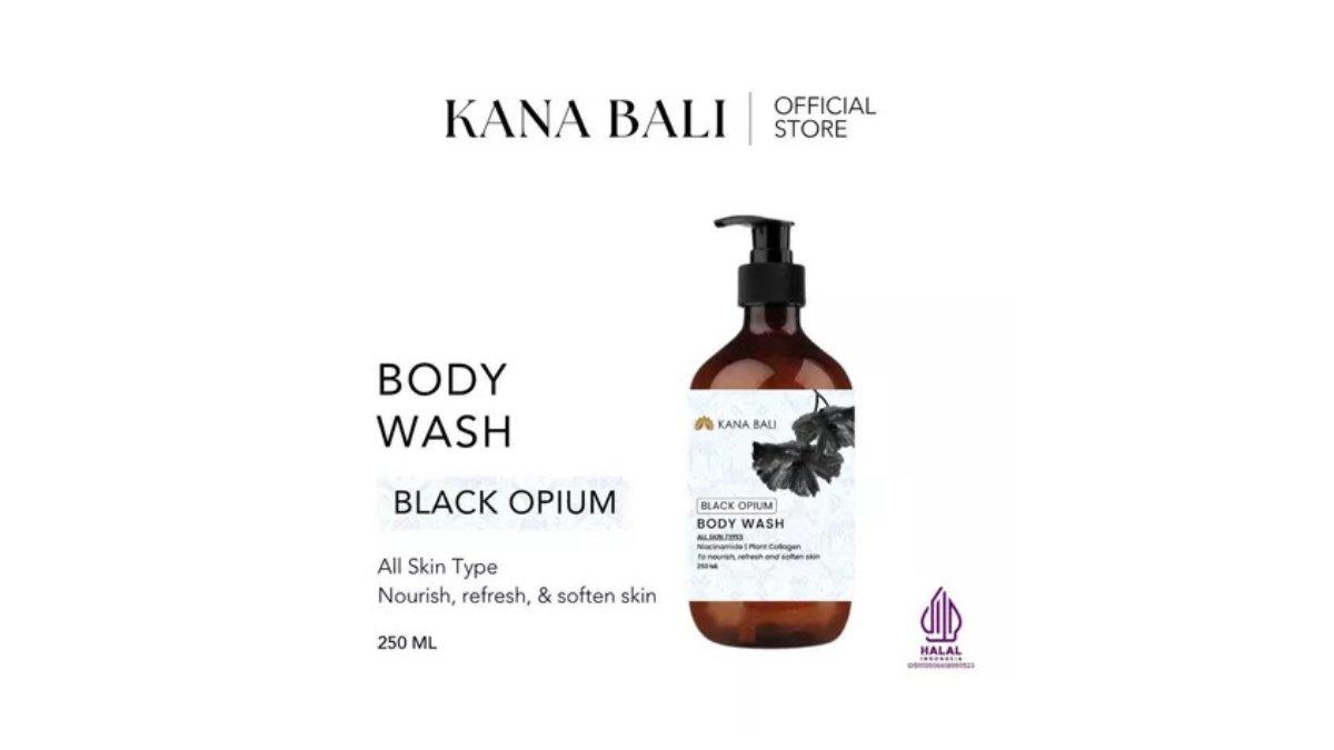 Ilustrasi varian Kana Bali Nourishing Body Wash Black Opium