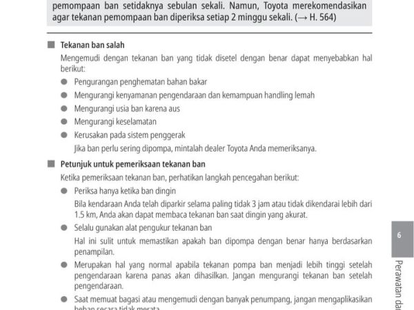 Penjelasan menjaga tekanan ban mobil hybrid