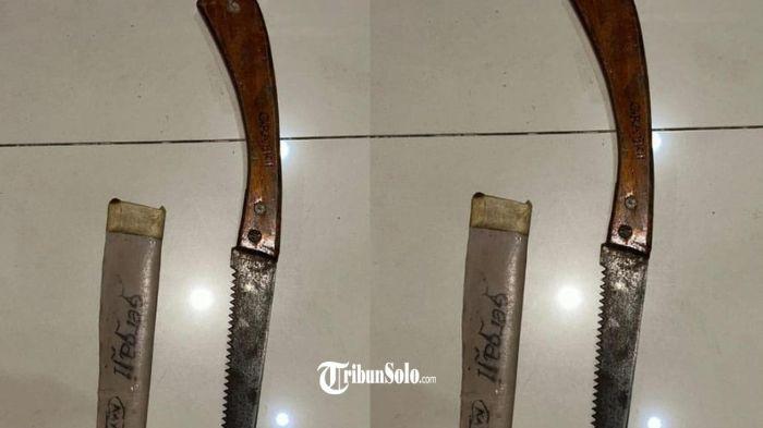 ILUSTRASI. Senjata tajam. Di Karanganyar, tiga korban pembacokan ternyata adalah anggota PSHT 17.