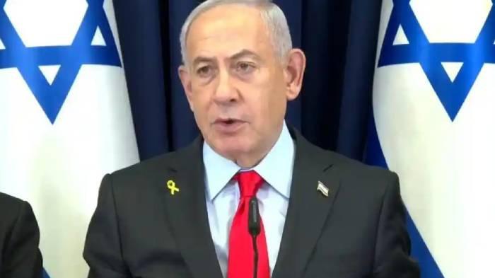 BERANTAKAN - Foto yang diambil dari Facebook GPO, Kamis (2/10/2025), memperlihatkan Perdana Menteri Israel, Benjamin Netanyahu menyampaikan pidato di Israel. Netanyahu dikabarkan rencananya akan berantakan jika AS dan Iran berdamai.