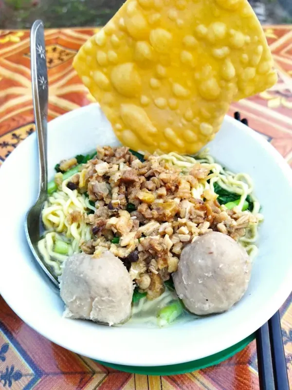 Mie ayam gerobakan di Jaksel