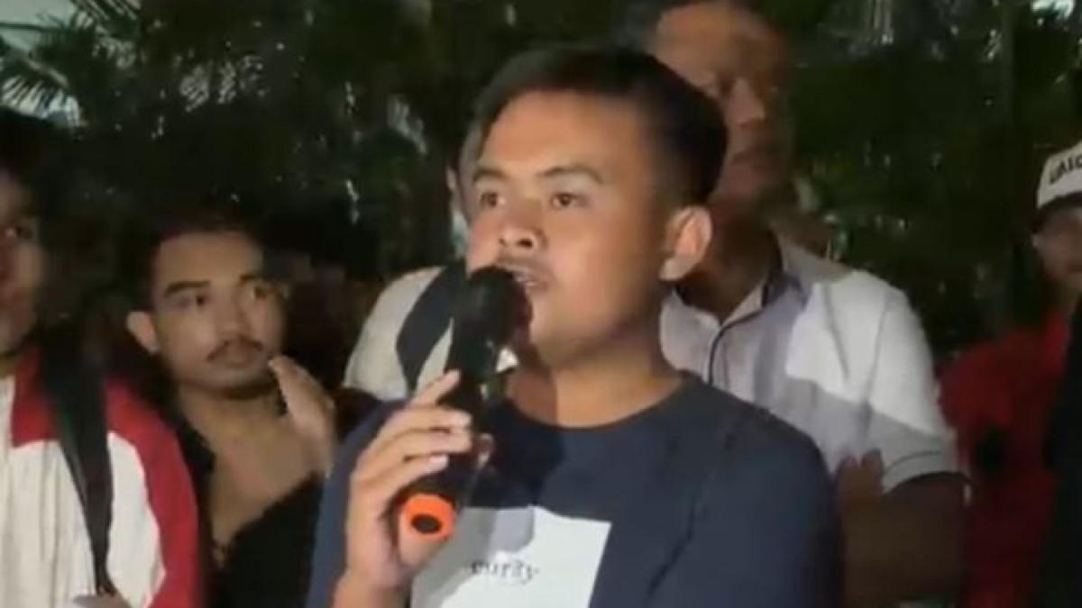 Ketua BEM FH UBK, Muhammad Abdimaludin alias Abdi mengakui menerima uang Rp 20 juta terkait demonstrasi di depan Istana Negara pada 15 Juni lalu, dalam forum terbuka di UBK, Senin (22/6/2026).