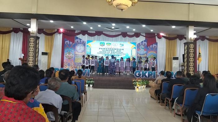 DIIKUTI 320 PESERTA - Pelaksanaan PSA XVI GKPI 2026 di Pendopo Djaparudin, Jalan Inhutani, Tideng Pale, Kecamatan Sesayap, Kabupaten Tana Tidung, Kalimantan Utara, Rabu (23/6/2026). Diikuti 320 peserta dari berbagai daerah di Kaltara dan Kaltim.