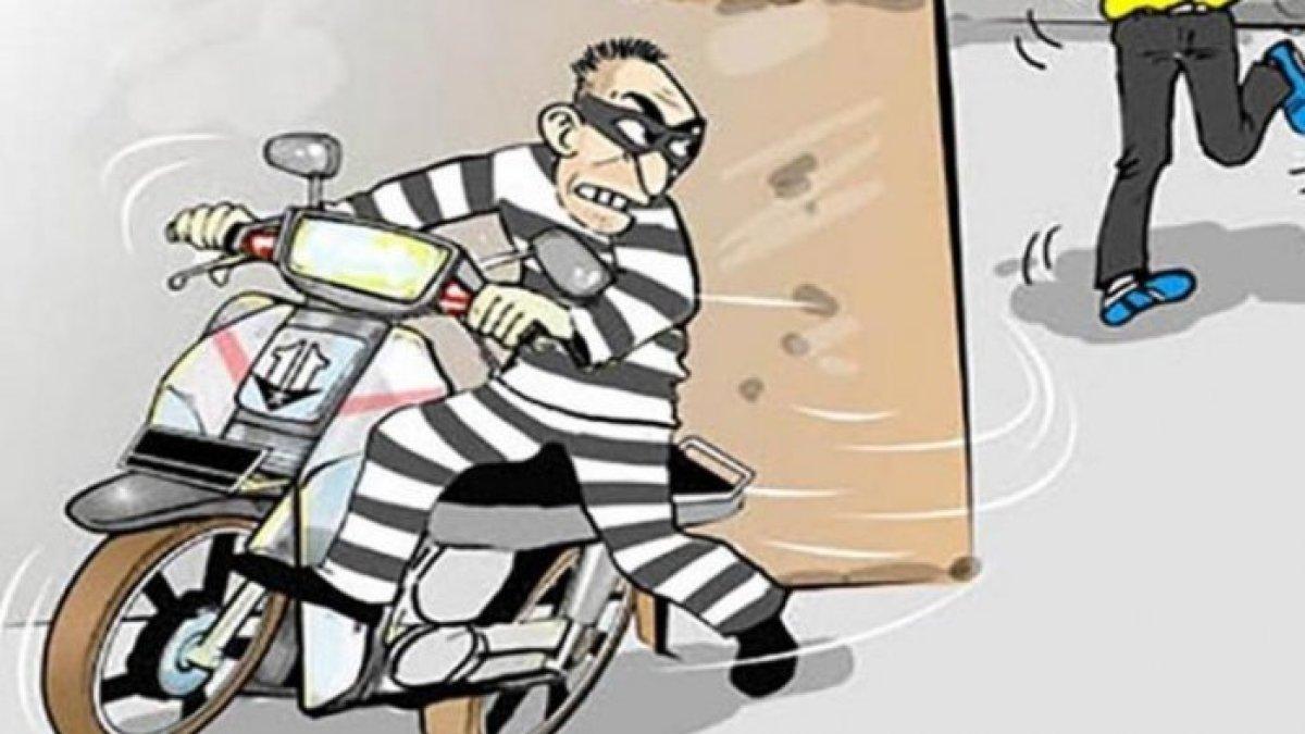ILUSTRASI pencurian motor.