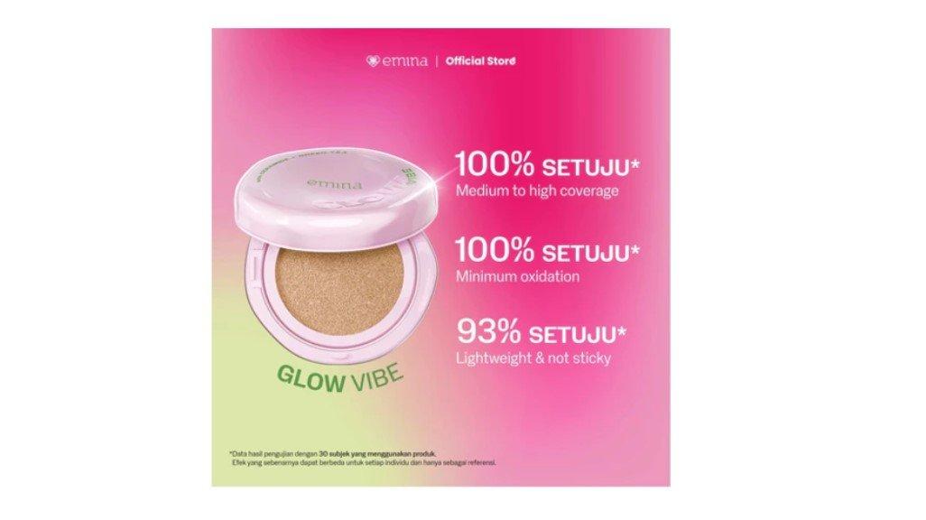 Emina Glow Vibe 3in1 Skincare Cushion