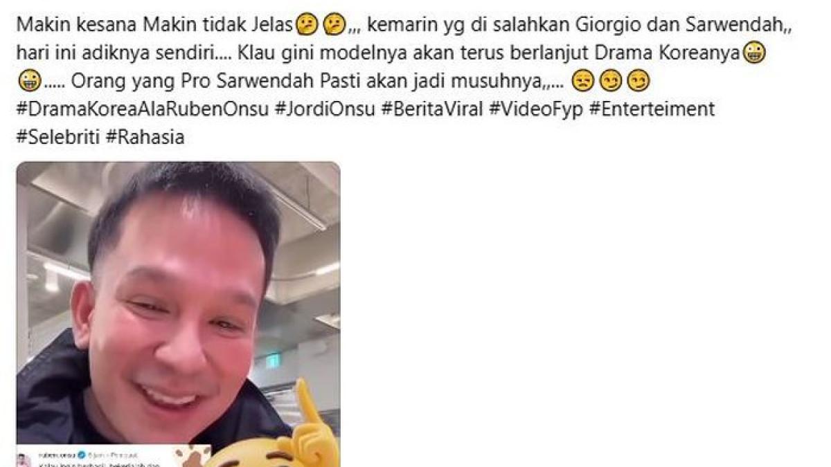 Video Jordi Onsu ngaku pegang rahasia besar Ruben Onsu.
