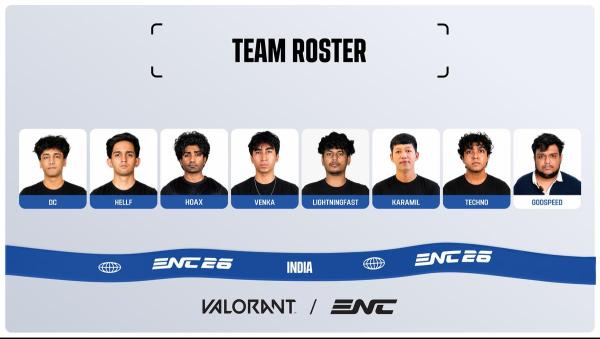 The roster brings together some of the most accomplished and experienced players in Indian VALORANT.