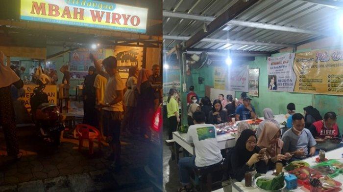 KULIENER LEGENDARIS SOLO - Wedangan Mbah Wiryo di  Jl. Perintis Kemerdekaan No.25, Purwosari, Kec. Laweyan, Kota Surakarta, Jawa Tengah. Begini sejarah kuliner Wedangan Mbah Wiryo Solo yang eksis sejak 1956an.