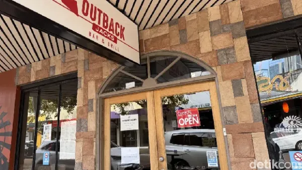 Outback Jacks Bar & Grill, restoran daging kanguru di Northbridge, Perth, Australia Barat