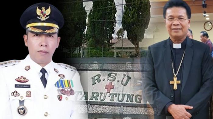 POLEMIK RSUD TARUTUNG: Dalam konferensi pers di Kantor Pusat HKBP Pearaja Tarutung, Kamis (18/6/2026), Ephorus Victor Tinambunan menegaskan bahwa RSUD Tarutung adalah aset HKBP. Sementara, Bupati Tapanuli Utara, Jonius Taripar Parsaoran (JTP) Hutabarat, juga mengklaim Pemda pemiliknya dan sebaiknya diselesaikan melalui jalur hukum dan pengadilan.
