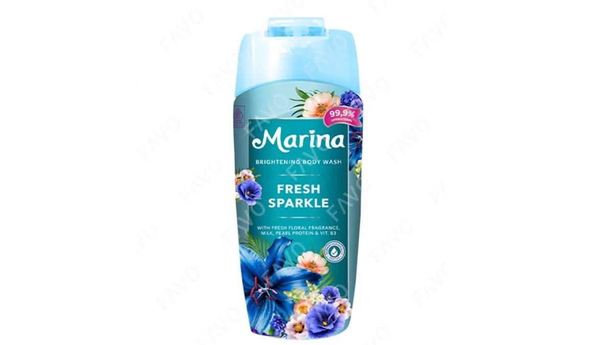 Body Wash Marina Brightening Fresh Sparkle Brightening Bottle