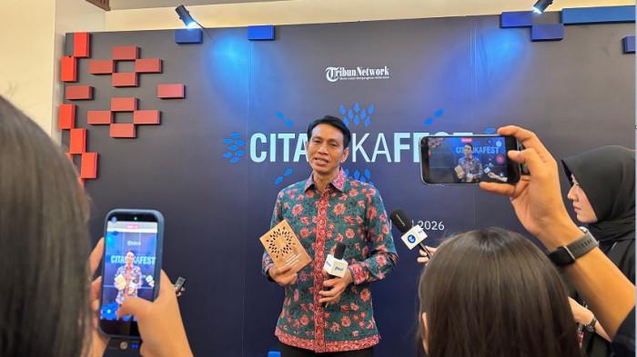 APRESIASI INOVASI - Bupati Batang Hari, Muhammad Fadhil Arief dalam acara Cita Loka Fest yang diselenggarakan oleh Tribun Network di Jakarta, Rabu (24/6/2026). Usai program Dokter Tangguh, Pemkab Batang Hari mempersiapkan Program Pelatih Olahraga Tangguh
