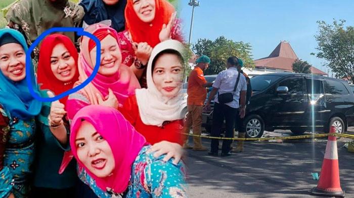 KOLASE - Sekretaris Dinas Perumahan Rakyat dan Kawasan Permukiman (PRKP) Pemkab Bangkalan, Ruly Yunis Setiawati (50) berfoto bersama rekan. Ruly ditemukan tewas dalam mobil dinas yang terparkir di Bandara Juanda Surabaya di Sidoarjo, Jawa Timur, Rabu (24/6/2026).