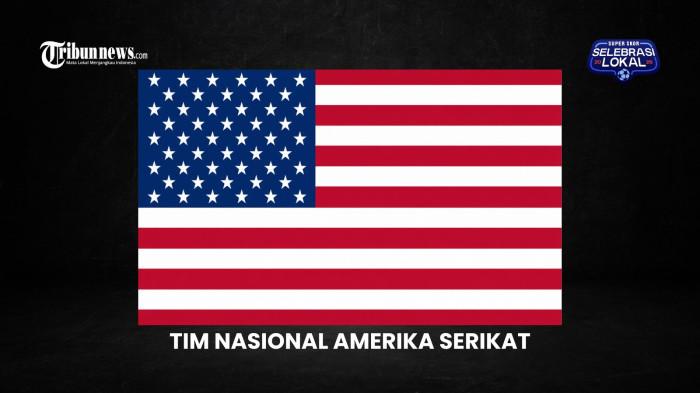 TIMNAS AMERIKA SERIKAT - Bendera Timnas Amerika Serikat. (Tribunnews via ChatGPT)