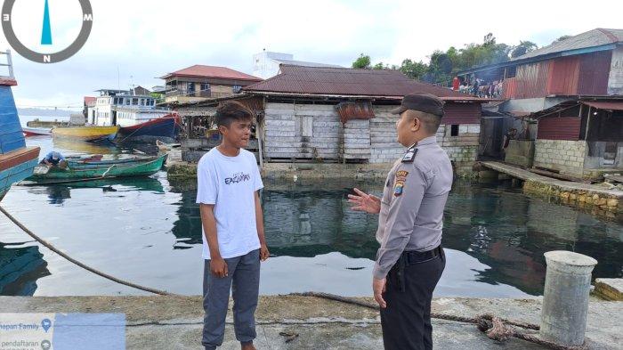 Brigadir polisi RW Polsek Tello melakukan sambang dan silaturahmi kamtibmas dengan warga binaanya, Kamis (18/01/2024) pagi.