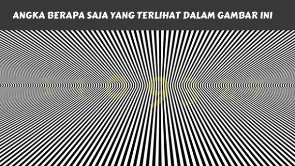 Soal terakhir, lihat dengan seksama angka berapa saja di dalam gambar ini?