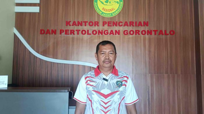 NELAYAN HILANG -- Kasi Operasi Basarnas Gorontalo, Halidin La Bidu