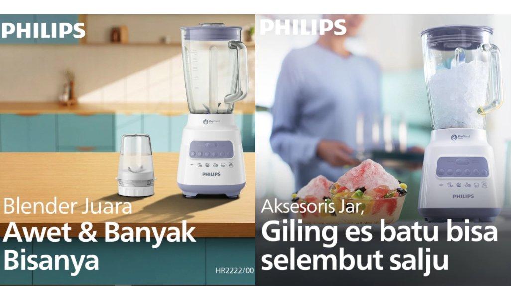 Blender Philips Kaca 2 liter - 5000 Series HR2222/00