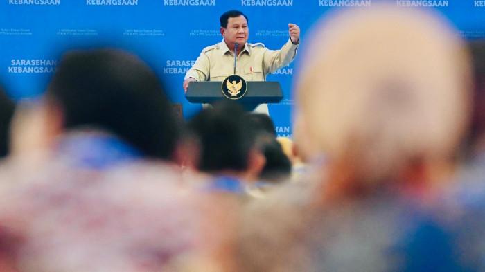 SARASEHAN KEBANGSAAN - Presiden Prabowo Subianto membuka Sarasehan Kebangsaan Konvensi Sains, Teknologi, dan Industri Indonesia (KSTI) Tahun 2026 di Jakarta Convention Center (JICC), Jakarta, pada Jumat, (26/6/2026).