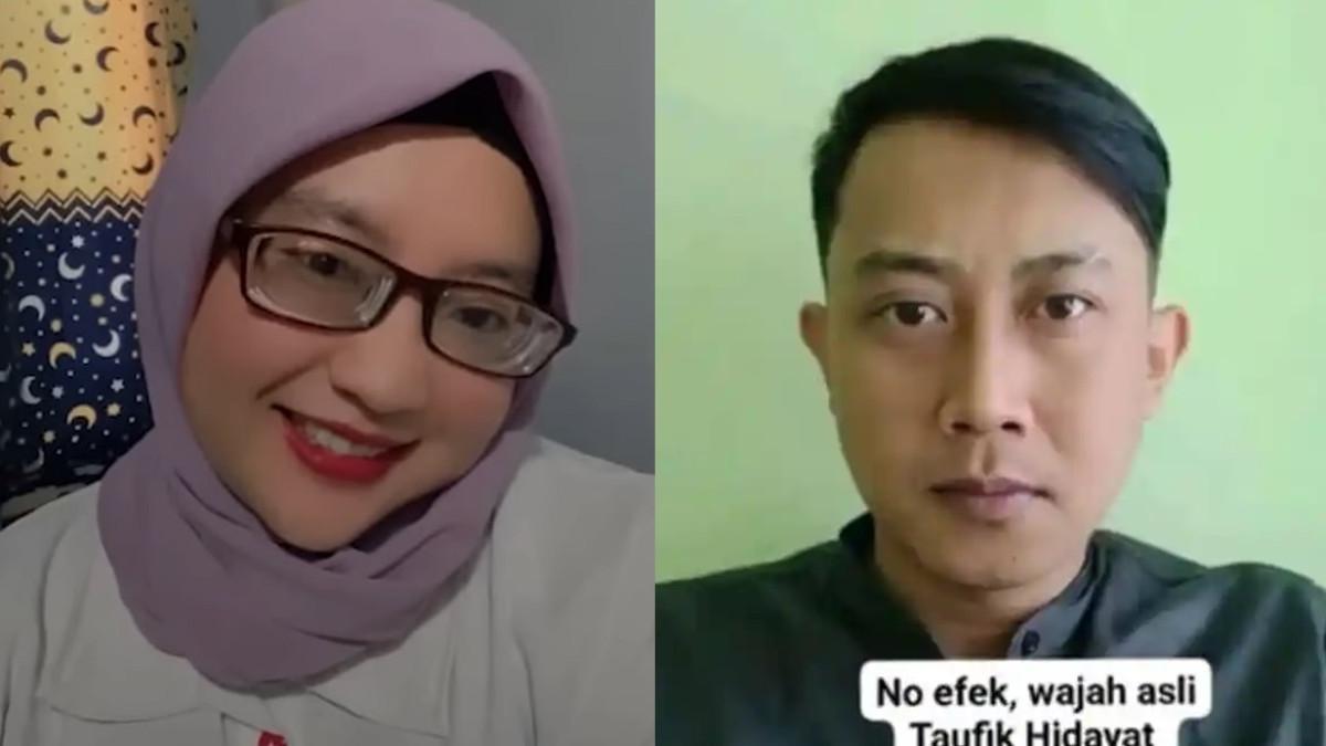 WANITA DISEKAP DI BANDUNG - Kolase potret YTR korban penyekapan dan Taufik Hidayat si pelaku.