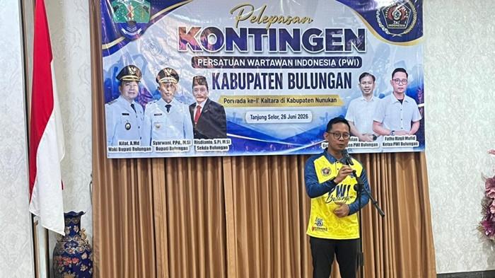 Ketua PWI Bulungan Fathu Rizqil Mufid, menyampaikan apresiasi