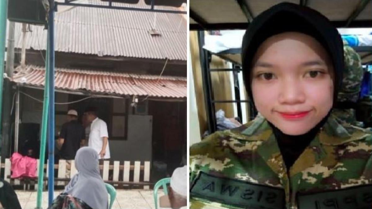 KOPDES MERAH PUTIH - Suasana duka menyelimuti kediaman almarhumah Novia Rahmadhani Sihotang di Jalan Sisingamangaraja, Kota Padangsidimpuan, Rabu (24/6/2026). Novia dilaporkan meninggal dunia saat mengikuti kegiatan Latihan Dasar Kemiliteran (Latsarmil) di Jakarta.