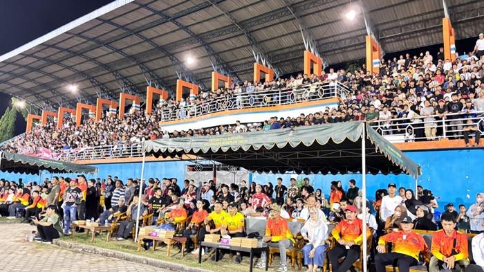 Begini ramainya Stadion Sei Bilal yang jadi venue final Bupati Cup 2026 di Nunukan