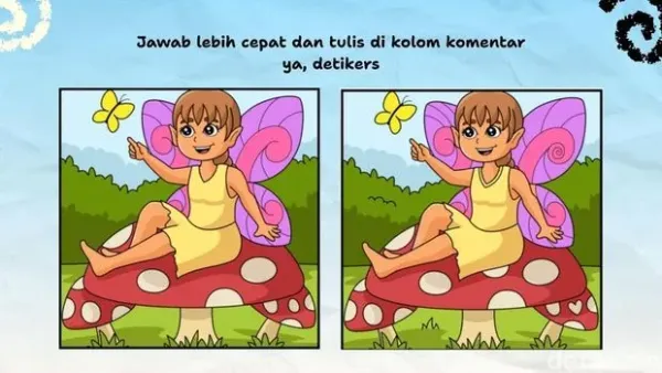 Soal ini menguji kesabaran dan fokus. Perhatikan detail kecilnya, karena perbedaannya sering mengecoh!