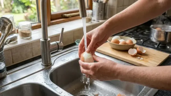 Trik Kupas Telur Rebus Tanpa Bikin Putihnya Terkelupas
