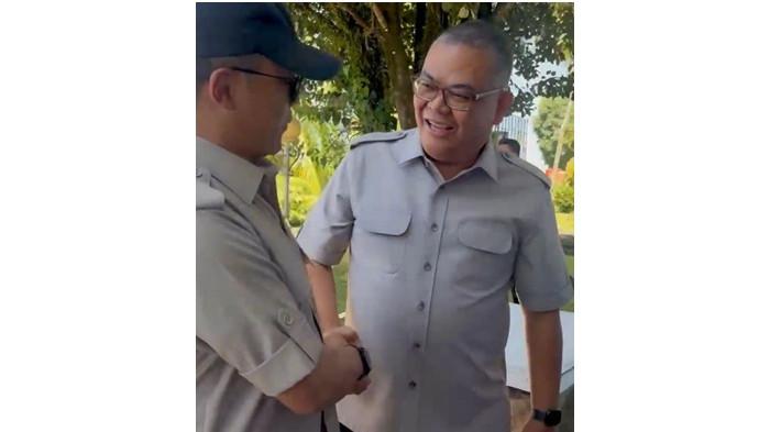 Louis Schramm dan Menlu Sugiono