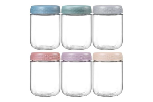 Netany 6 Pack 16 Oz Overnight Oats Containers With Lids Credit: Amazon