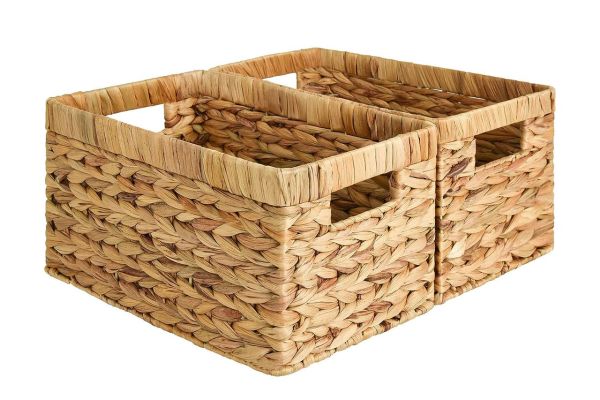 Amazon StorageWorks Wicker Basket Credit: Amazon
