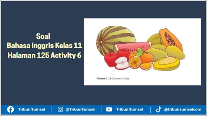 SOAL BAHASA INGGRIS - Grafis ilustrasi soal Bahasa Inggris Kelas 11 Halaman 125 Activity 6. Buku Bahasa Inggris: English for Change untuk SMA/MA Kelas XI Edisi 1 ditulis Puji Astuti, Aria Septi Anggaira dkk dan diterbitkan Penerbit Kementerian Pendidikan, Kebudayaan, Riset, dan Teknologi, KemendikbudRistek Tahun 2022. 